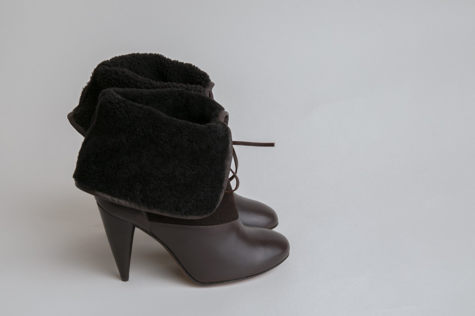 Christophe Lemaire Shearling Ankle Boots