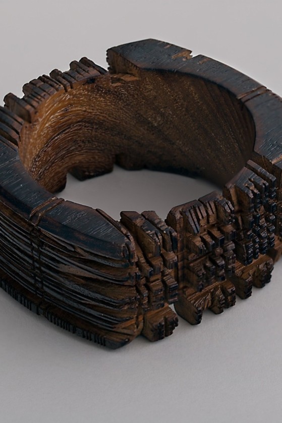 Hand-sawn Wooden Bracelet
